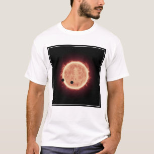 Camiseta Planetas Traindo Estrela Vermelha Anã Em Trapist-1