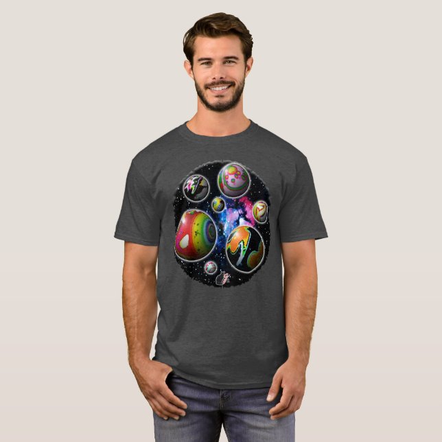 Camiseta Planetoides (Frente Completa)