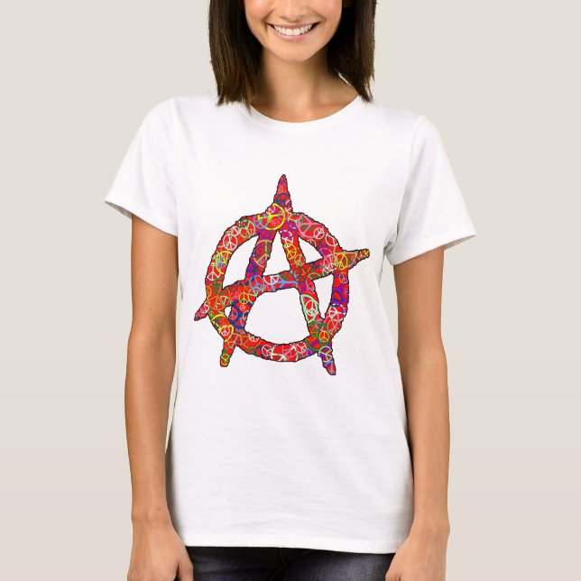 Camiseta Planície da paz da anarquia (Frente)
