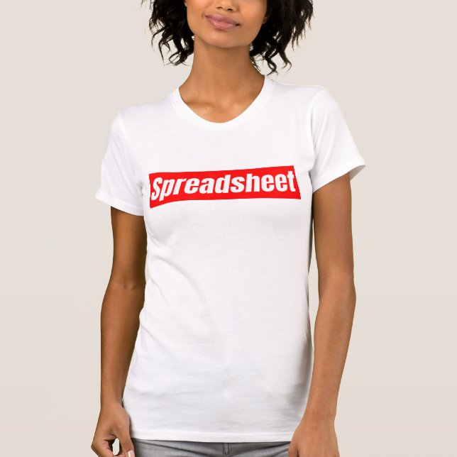 Camiseta Planilha - Contador Engraçado (Frente)
