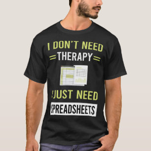 Camiseta Planilha de Terapia Planilhas