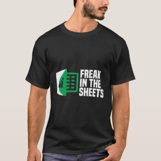 Camiseta Planilha Excel Freak In The Sheets Piadas de Escri