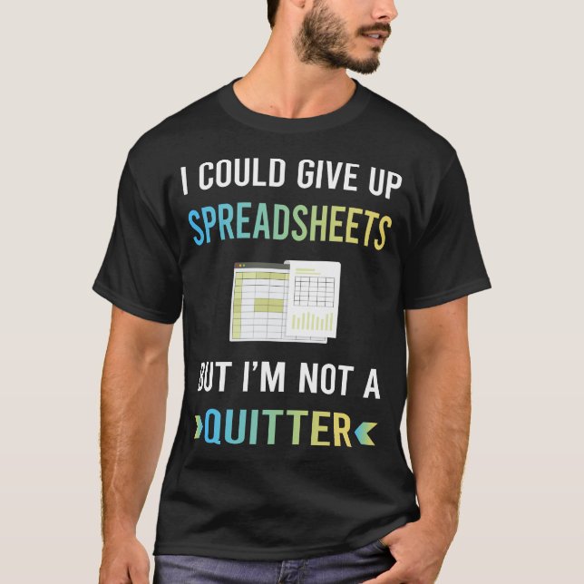 Camiseta Planilha Não Desista Planilhas (Frente)