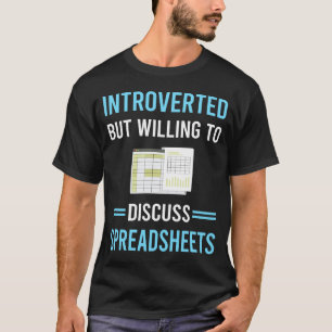 Camiseta Planilhas Introvertidas Planilhas