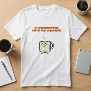 Camiseta Planilhas Quentes Humor de Escritório Design de Am
