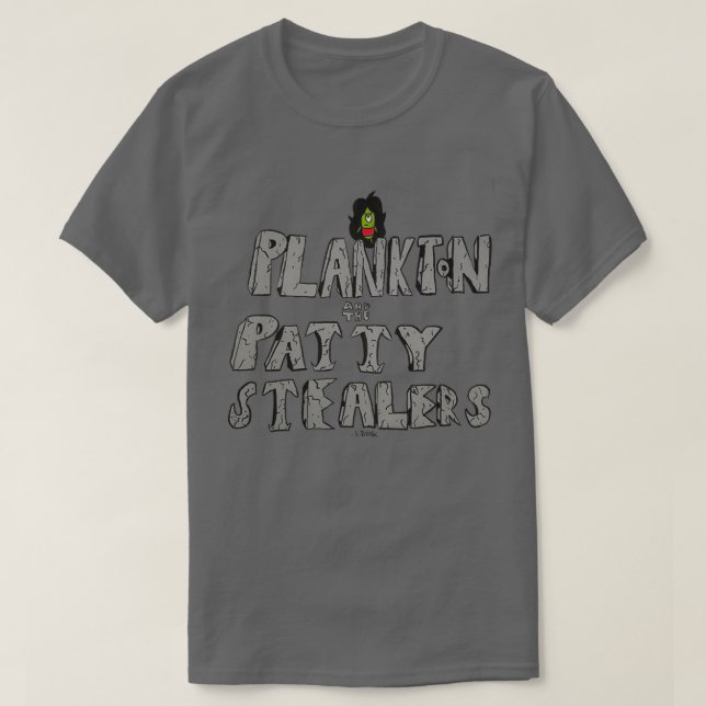 Camiseta Plankton e Patty Stealers  (Frente do Design)