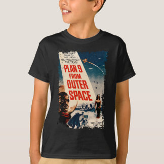 Camiseta Plano 9 do Sci Fi Vintage do Espaço Exterior