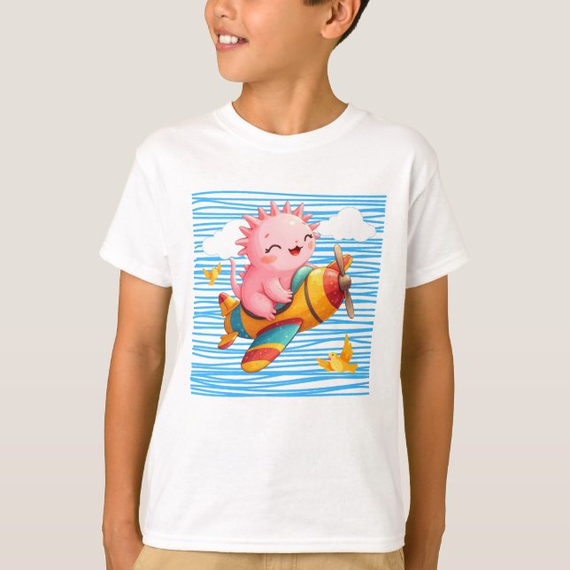 Camiseta Plano Axolotl (Frente)