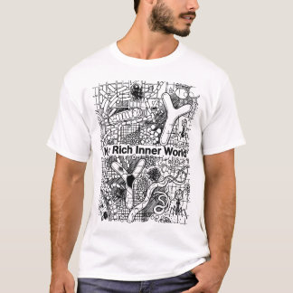 Camiseta Plano Biológico do Microbioma "Meu Rico Mundo Inte