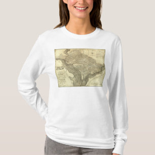 Camiseta Plano da cidade de Washington