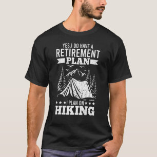 Camiseta Plano De Aposentação I Planejo Para O Gráfico De V