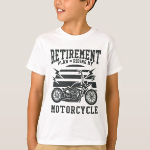 Camiseta Plano de aposentação que monta minha motocicleta