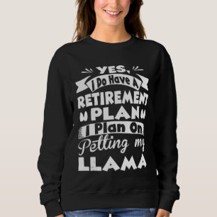 Camiseta Plano de aposentadoria Acariciando meus animais de