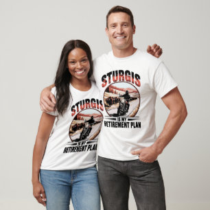 Camiseta Plano de Aposentadoria de Motociclista de Sturgis