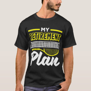 Camiseta Plano de aposentadoria pescaria citação engraçada