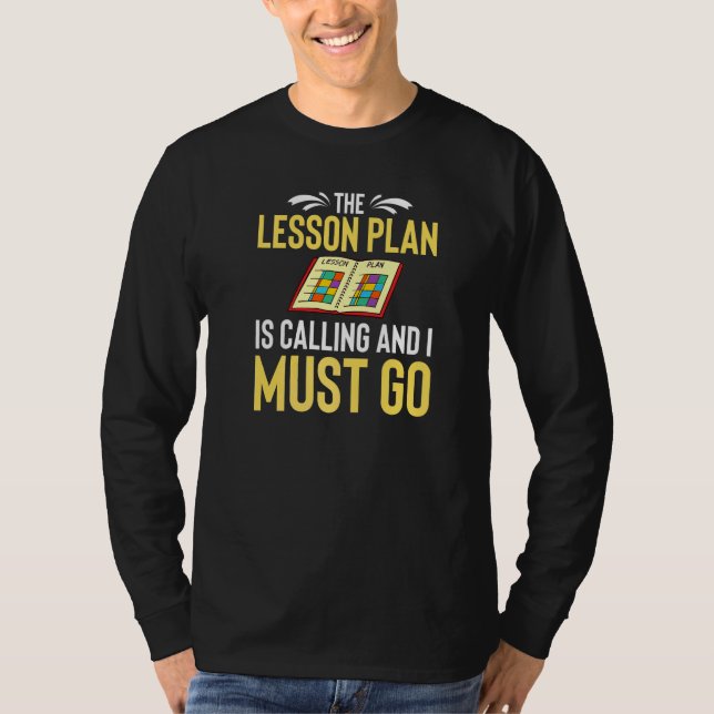 Camiseta Plano de Aula Professor Planejamento Pré-Escolar E (Frente)