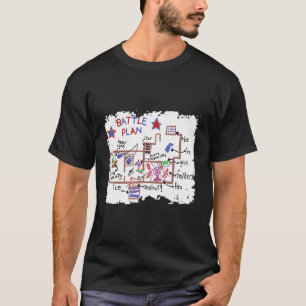 Camiseta Plano de batalha - Dawn sozinho