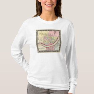 Camiseta Plano de Cincinnati e de vizinhança