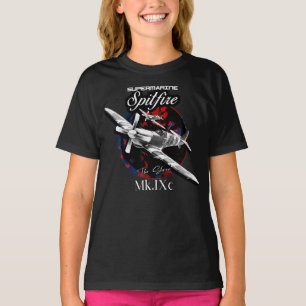Camiseta Plano de Combatente Supermarinho Spitfire MK.IXc W