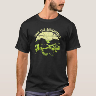 Camiseta Plano de Conservação do Dia Mundial da Floresta Tr