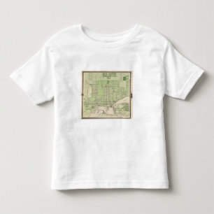 Camiseta Plano de Davenport, o Condado de Scott, estado de
