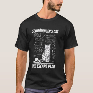 Camiseta Plano de Fuga do Gato de Schrödinger Professor de