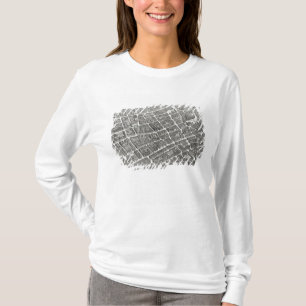 Camiseta Plano de Paris, conhecido como 'o Plano de Turgot'