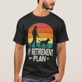Camiseta Plano de Reforma do Cão Aposentado 2026 Cão Aposen