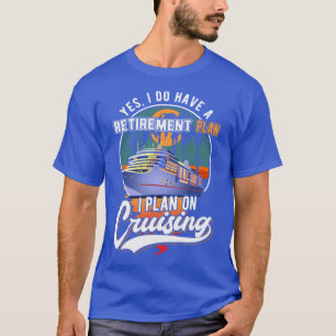 Camiseta Plano de Reforma do Cruzeiro Navio de Cruzeiro Eng