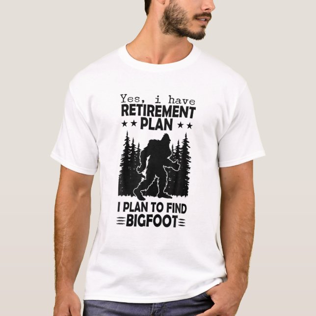 Camiseta Plano De Reforma Do Pé Grande Que Diz Sil Sasquatc (Frente)