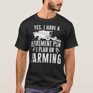Camiseta Plano de reforma engraçado para a agricultura Farm