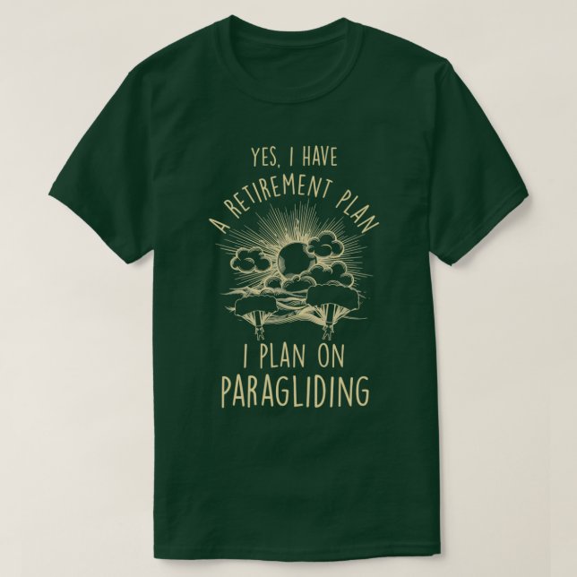 Camiseta Plano de Reforma Parapente (Frente do Design)