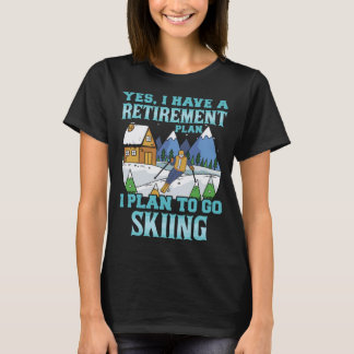 Camiseta Plano De Reforma Planejo Ir Esquiar