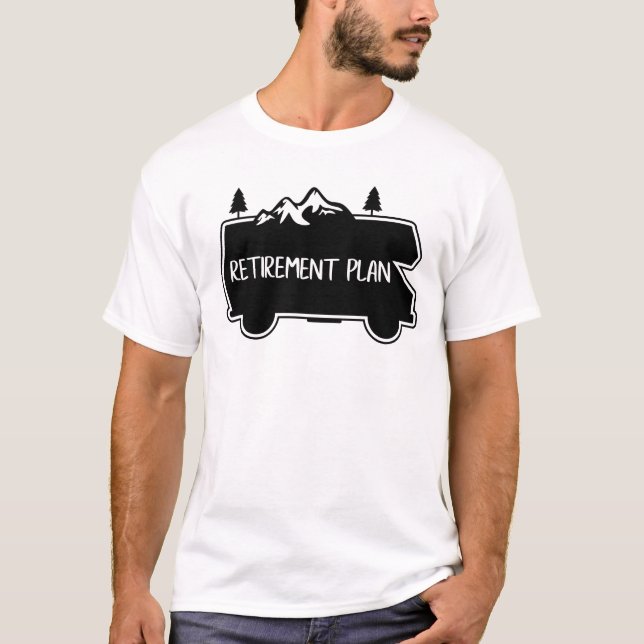 Camiseta Plano de Reforma Veículo Recreacional de Campanha  (Frente)