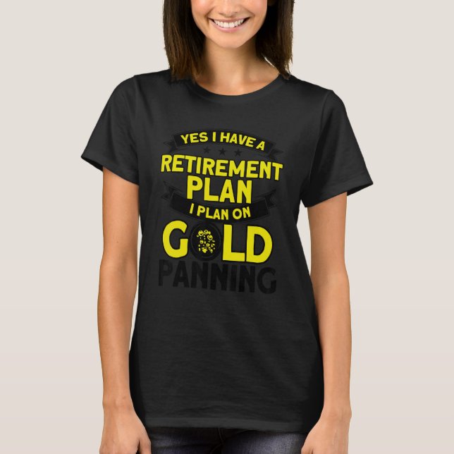 Camiseta Plano de reformas Dourado Panning Dourada Mineraçã (Frente)