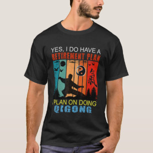 Camiseta Plano De Retirada Do Slogan Retroativo I Planejo N