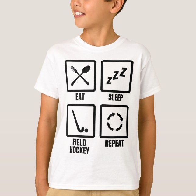 Camiseta Plano de Treino de Hóquei de Campo  (Frente)