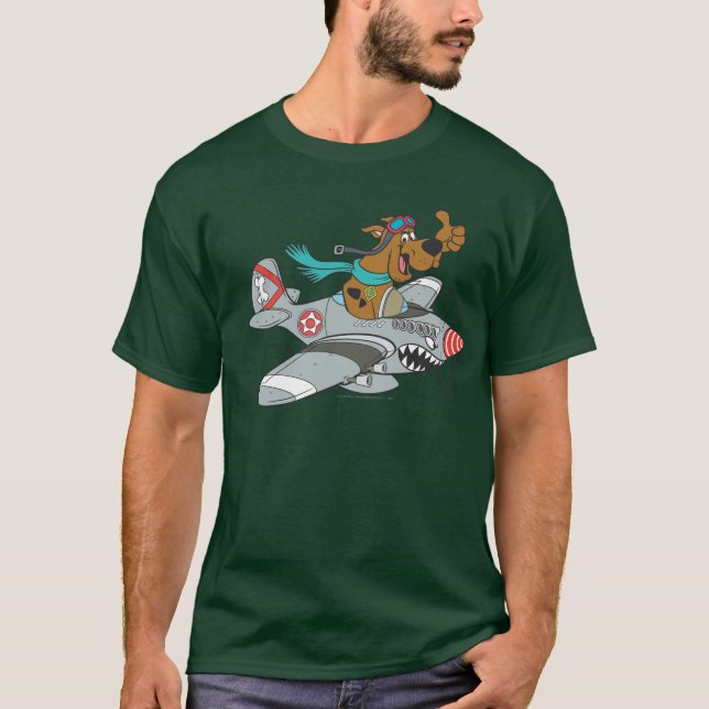 Camiseta Plano de Voo Scooby-Doo (Frente)