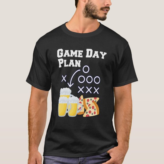 Camiseta Plano do Jogo das Caixas de Futebol (Frente)