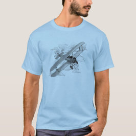 Camiseta Plano do vintage