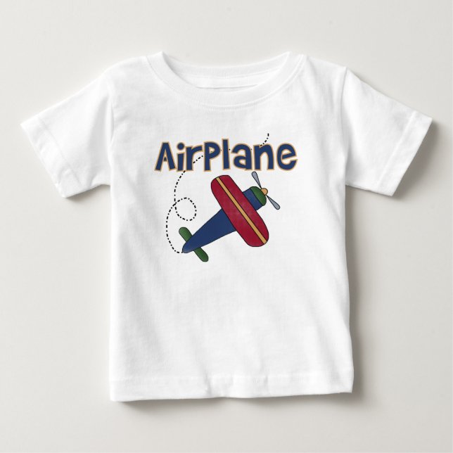 Camiseta Plano do vôo do avião (Frente)
