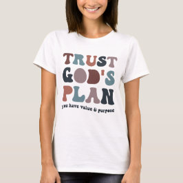 Camiseta Plano dos Deuses Confiantes, Trendy Christian