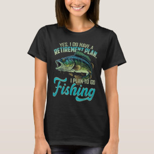 Camiseta Plano Funcional De Reforma Da Roupa De Pesca É A P