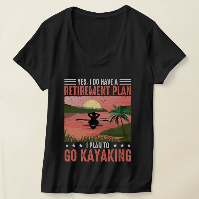 Camiseta Plano Kayaking de Reforma (Postura )