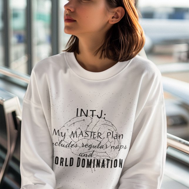 Camiseta Plano Mestre INTJ (Criador carregado)