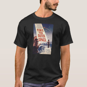 Camiseta Plano nove do espaço "