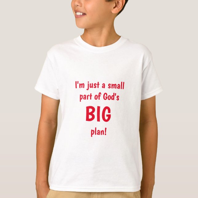 Camiseta Plano personalizado de Deus (Frente)