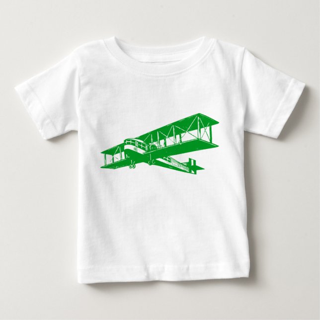 Camiseta Plano Vintage - Verde Grass (Frente)