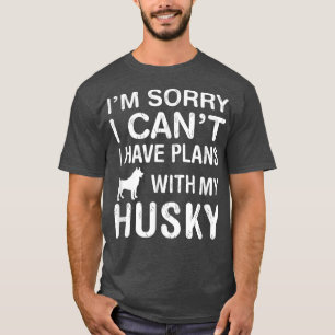 Camiseta Planos com meu Rouco Cachorro Engraçado Pet Puppy 