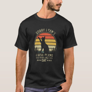 Camiseta Planos com meu Roupa da família Cat Kitten